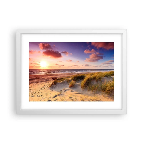 Poster in een witte lijst - De lucht ruikt al in de zomer - 40x30 cm