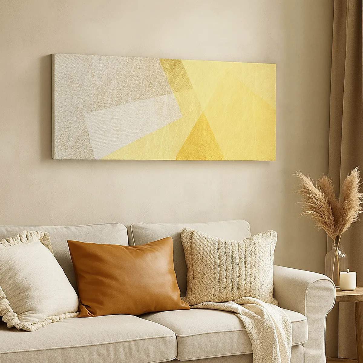 Schilderen op canvas - Geometrie weer - 30x30 cm