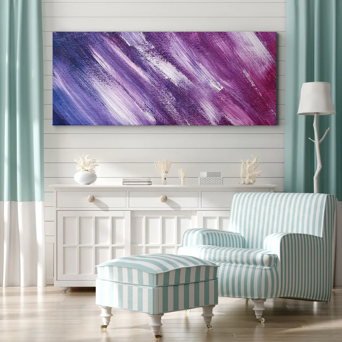 Schilderen op canvas - Als de zonnige wind waait - 160x50 cm