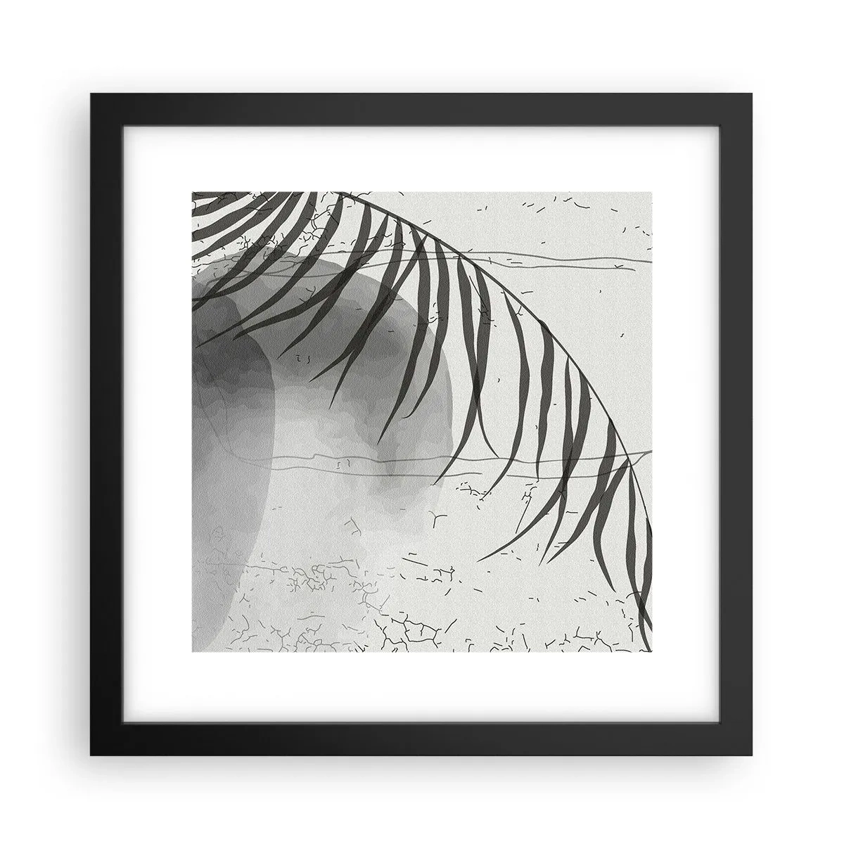Poster in een zwarte lijst - Het subtiele exotisme van de natuur - 30x30 cm