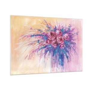 Schilderen op glas - Rozenfontein - 100x70 cm