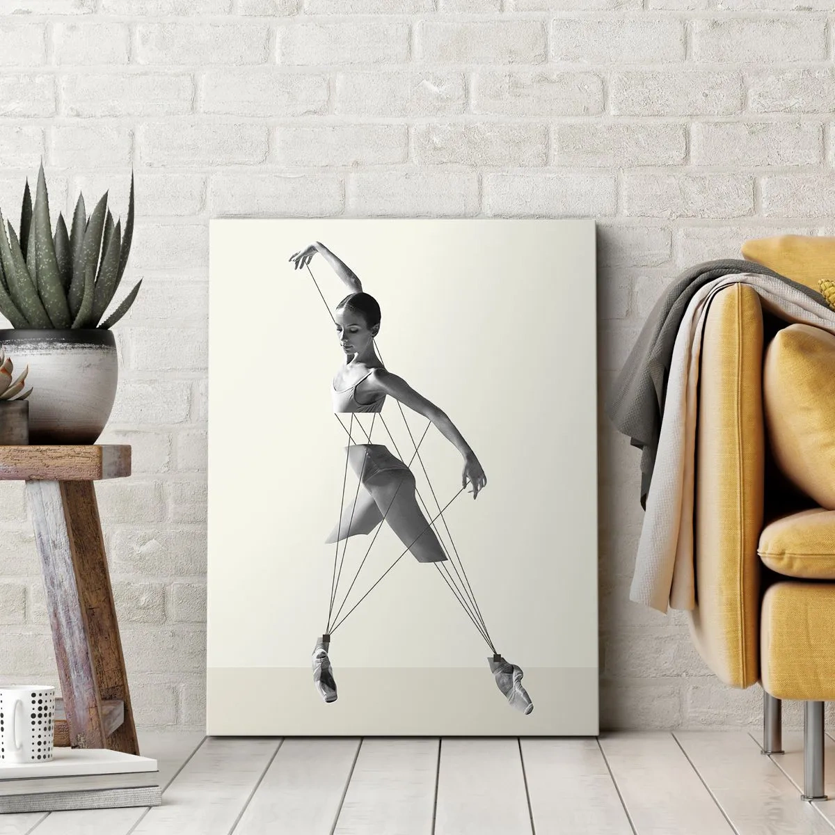 Schilderen op canvas - In het theater van de wereld - 50x70 cm