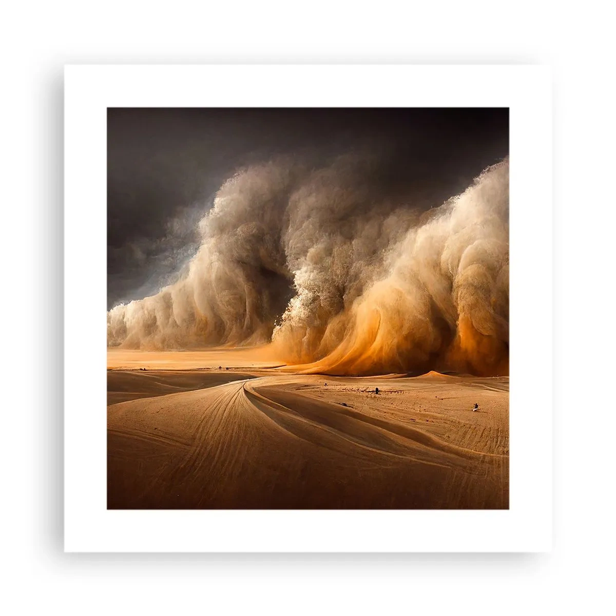 Poster - De toorn van de woestijn - 40x40 cm