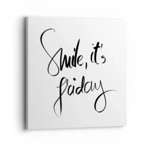 Schilderen op canvas - Echte vreugde - 40x40 cm