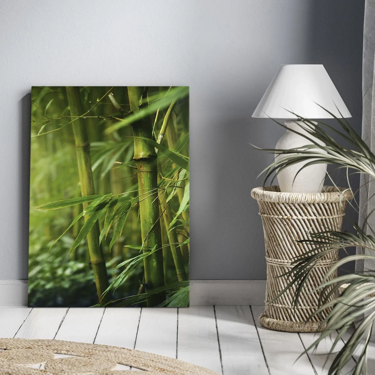 Schilderen op canvas - Maak kennis met groen zelf - 50x70 cm