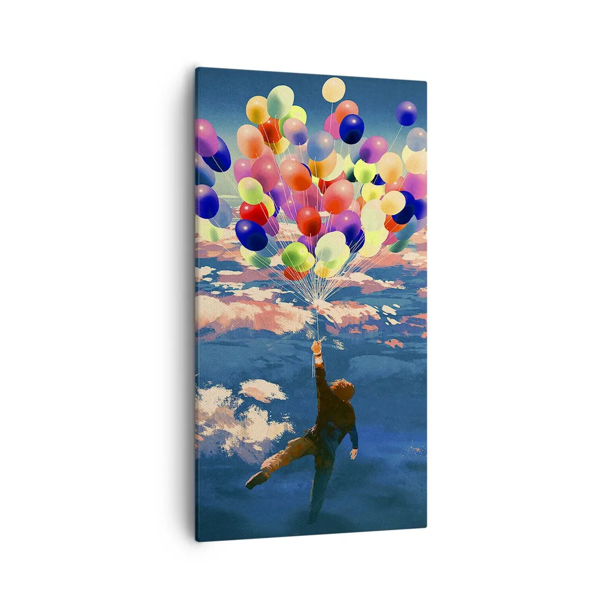 Schilderen op canvas - Een kinderdroom komt uit - 55x100 cm