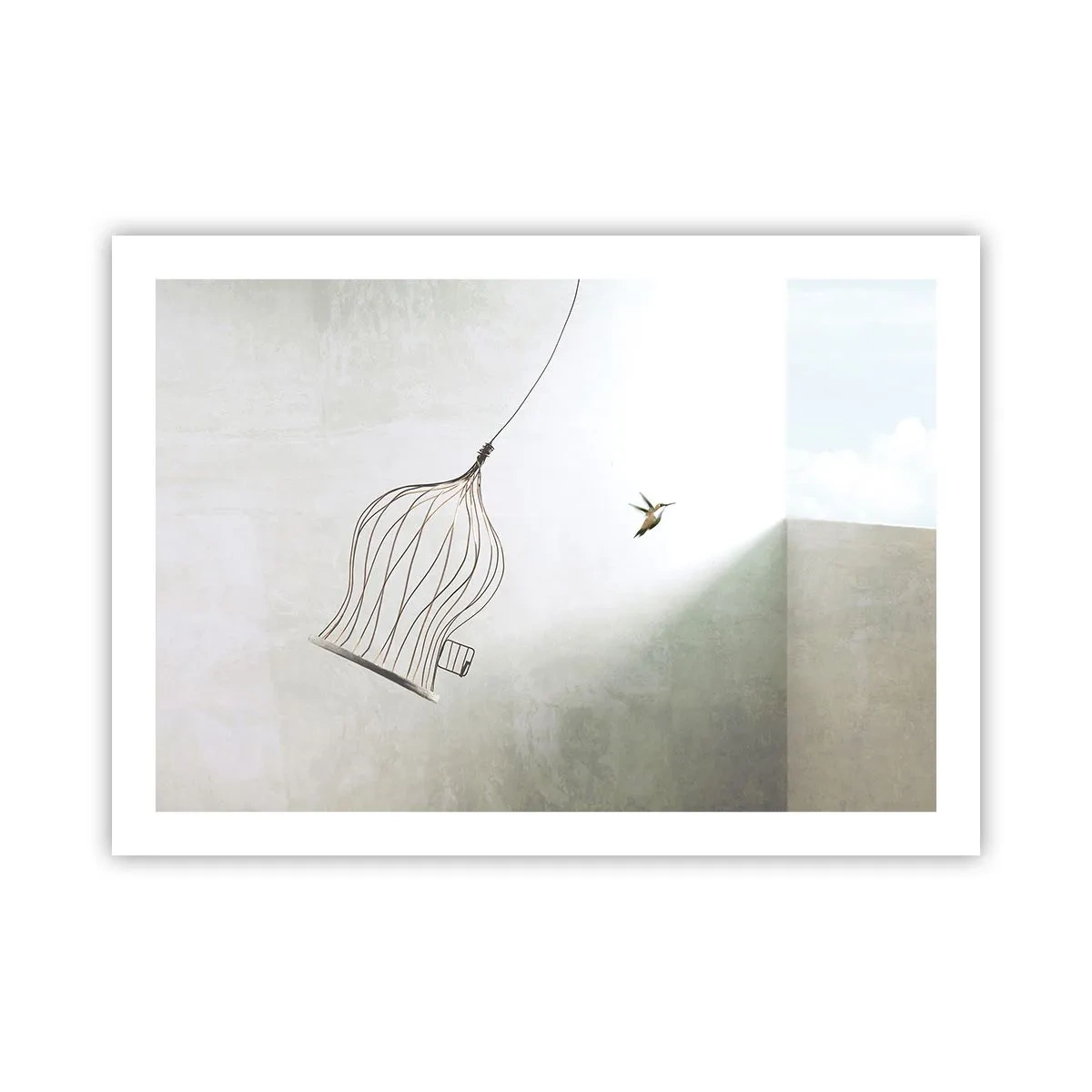 Poster - In je element - 70x50 cm