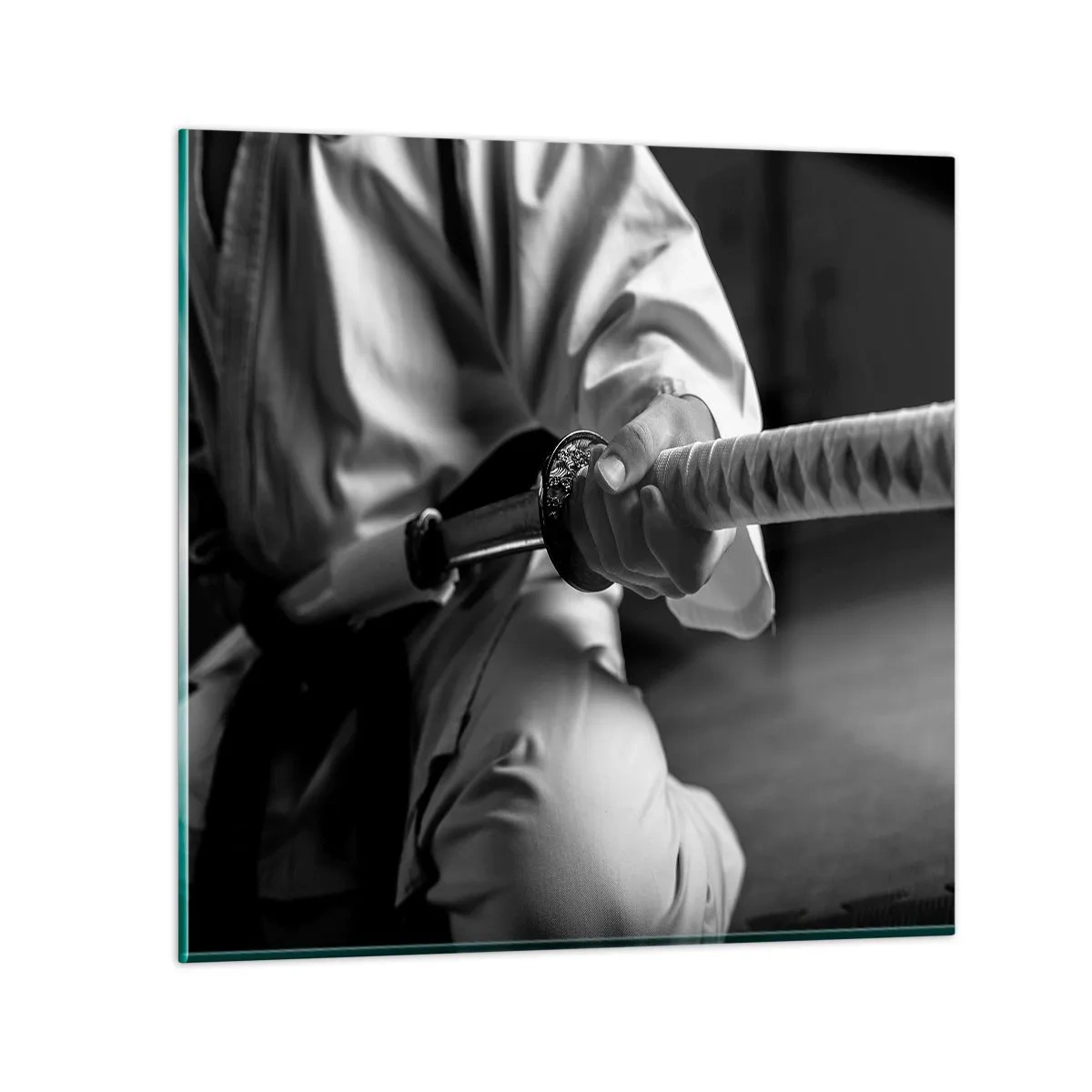 Schilderen op glas - Ziel van een vechter - 50x50 cm