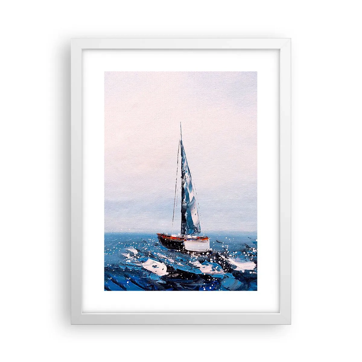 Poster in een witte lijst - Broederschap van de wind - 30x40 cm