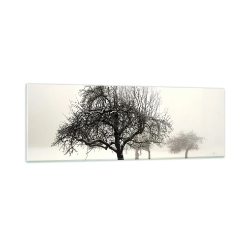 Schilderen op glas - Winterslaap - 90x30 cm