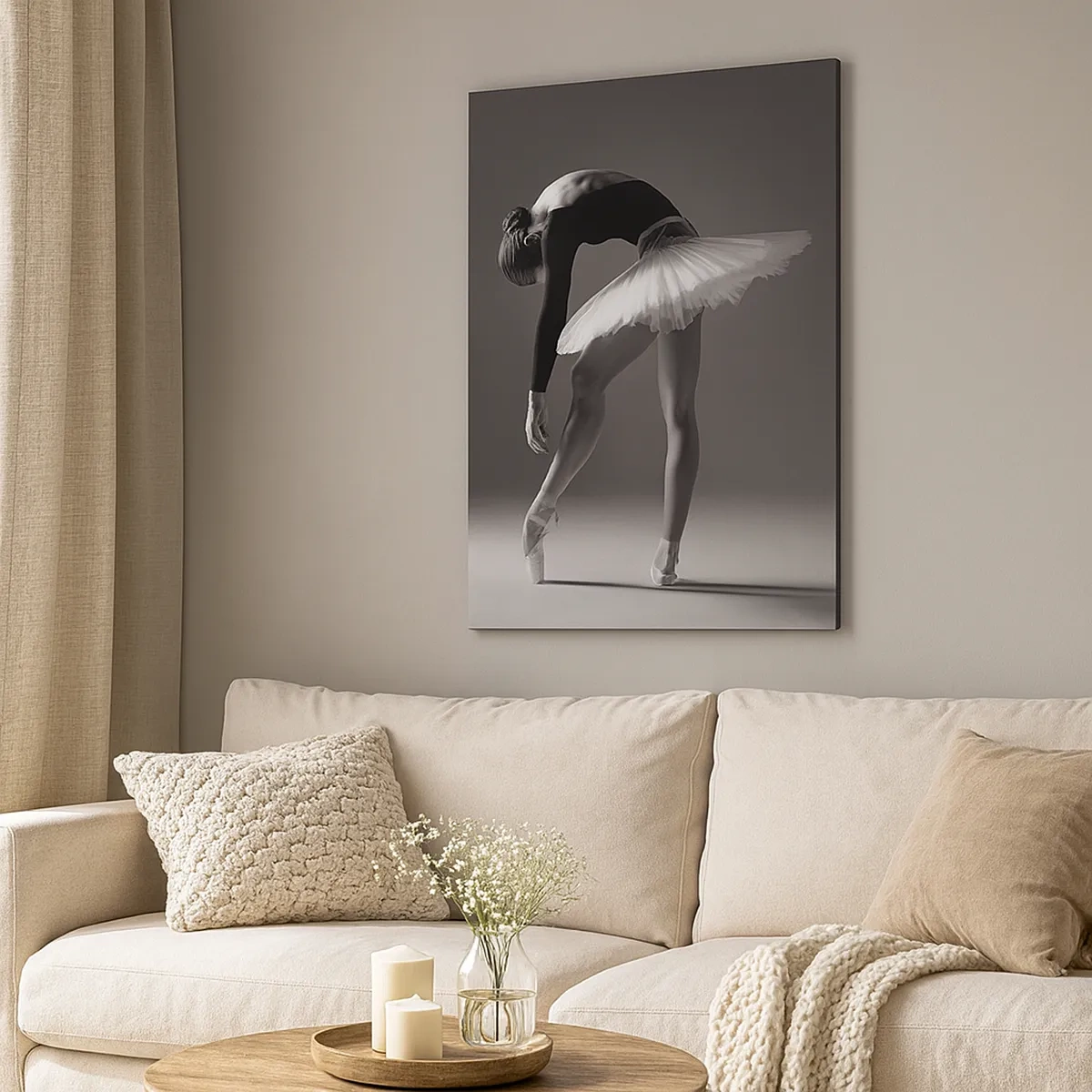 Schilderen op canvas - Bella ballerina - 50x70 cm