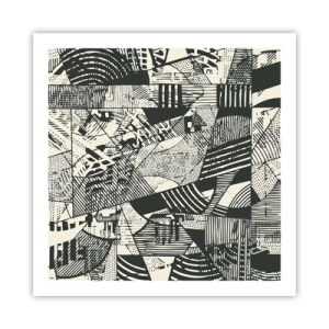 Poster - De dynamiek van nu - 60x60 cm