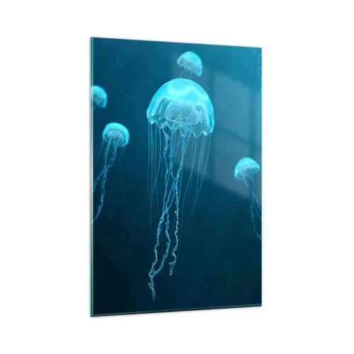 Schilderen op glas - Oceaandans - 80x120 cm