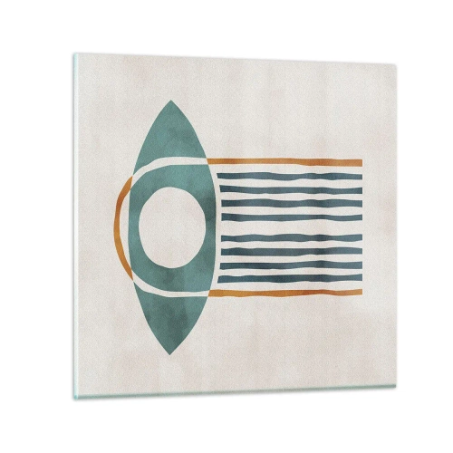 Schilderen op glas - Tekens en rituelen - 30x30 cm