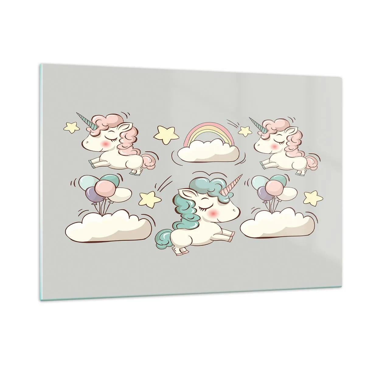 Schilderen op glas - Ze bestaan zeker... - 120x80 cm