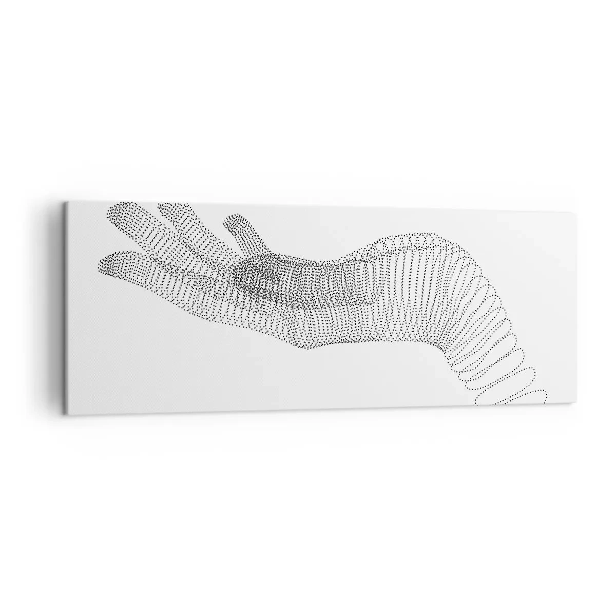 Schilderen op canvas - Veerkrachtige hand - 140x50 cm