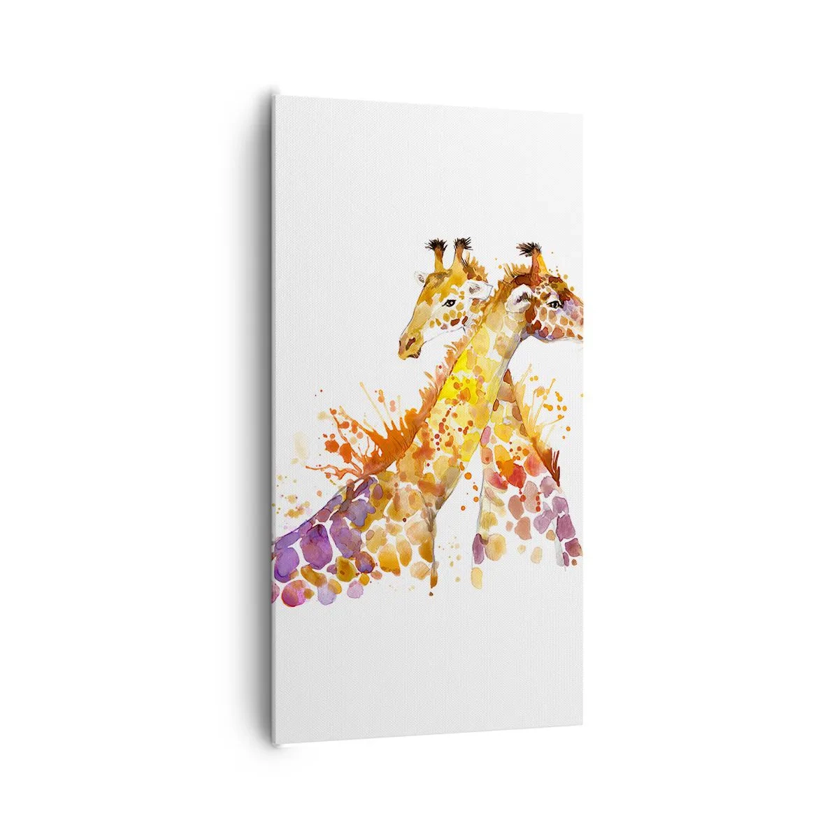 Schilderen op canvas - Is het vriendschap of is het een baby? - 65x120 cm