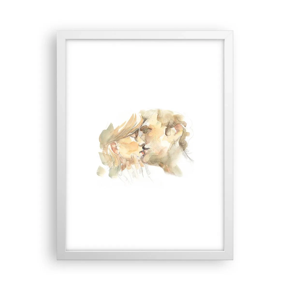 Poster in een witte lijst - De helft gevonden? - 30x40 cm