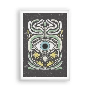 Poster in een witte lijst - Tribale rituelen - 70x100 cm