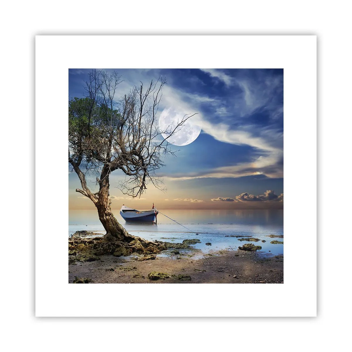 Poster - Is dit het einde of het begin? - 30x30 cm
