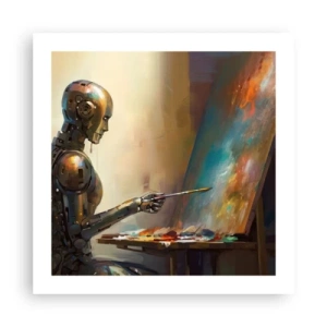 Poster - De kunst van de toekomst - 50x50 cm