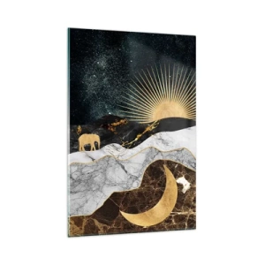 Schilderen op glas - Eeuwige wetten - 80x120 cm