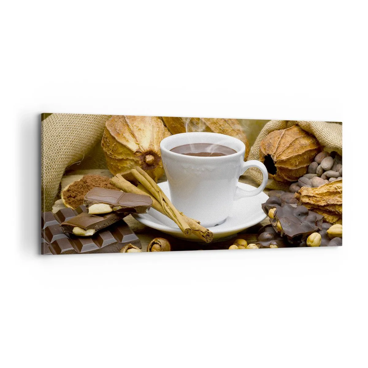 Schilderen op canvas - Voor sensatiezoekers - 100x40 cm