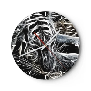 Wandklok - Klok - Een onderzoek naar de lichtheid van katten - 40x40 cm