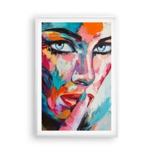 Poster in een witte lijst - Ons eerste geheim - 61x91 cm