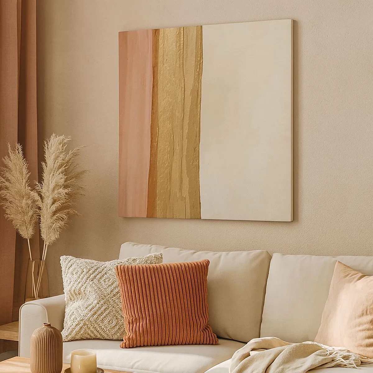 Schilderen op canvas - Verticale compositie - 30x30 cm