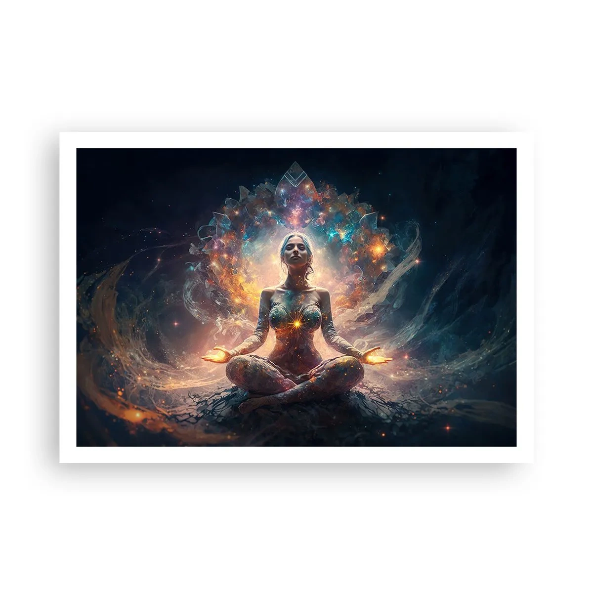 Poster - Stroom van goede energie - 100x70 cm