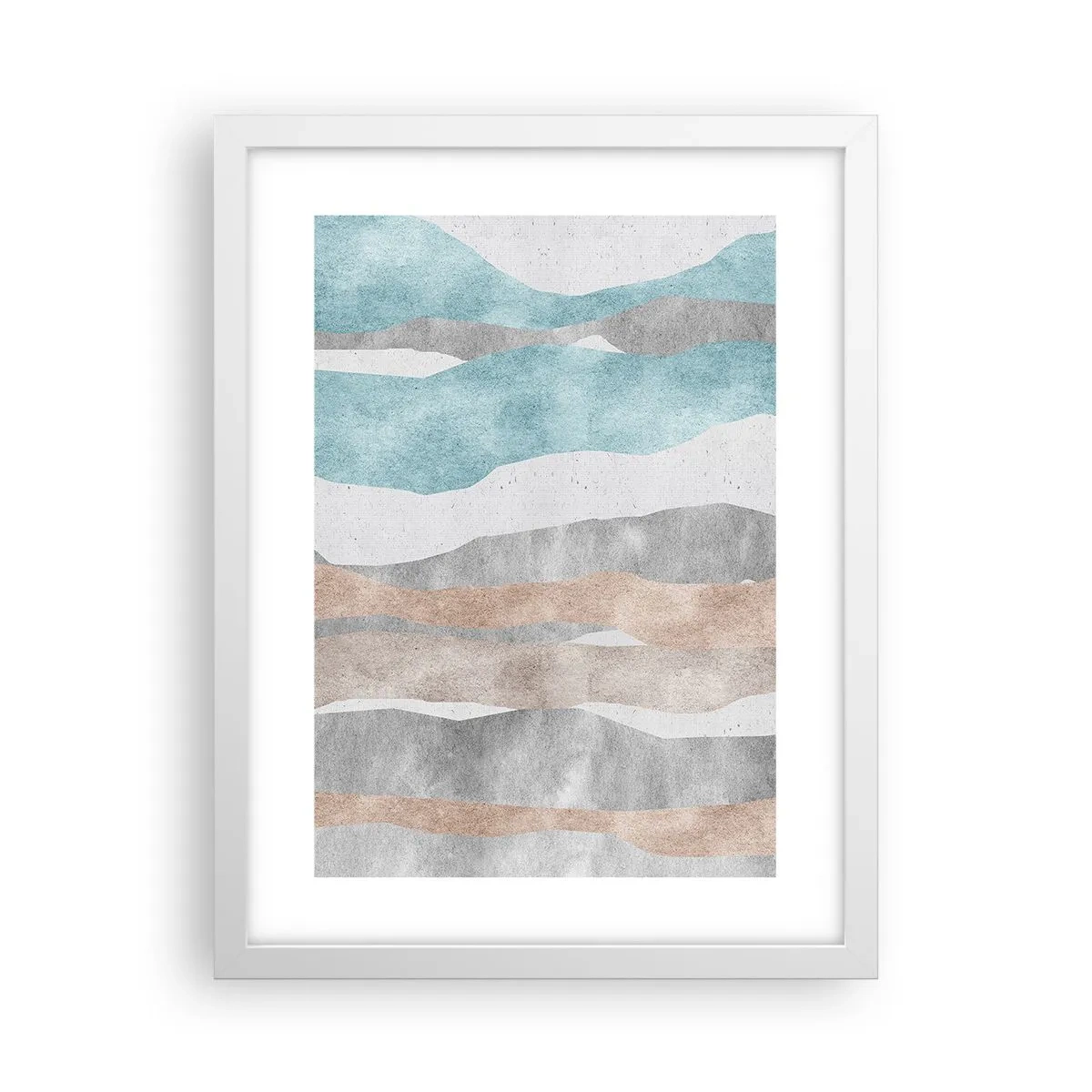 Poster in een witte lijst - Een studie van nabijheid - 30x40 cm