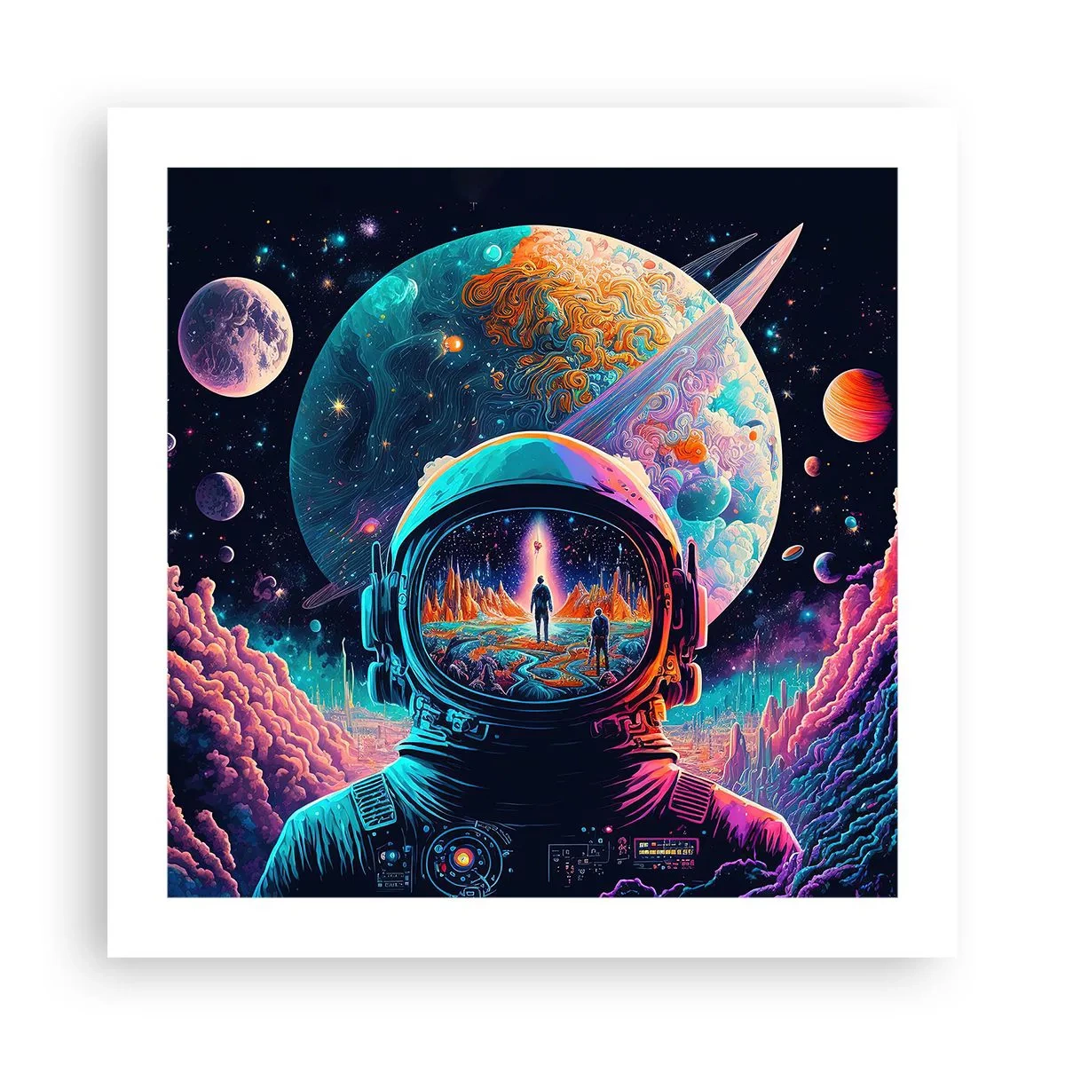 Poster - Filosofen hebben er niet van gedroomd - 50x50 cm