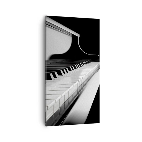 Schilderen op canvas - Harmonie van vormen en kleuren - 55x100 cm