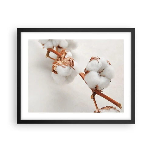 Poster in een zwarte lijst - Gewoon een knuffel - 50x40 cm