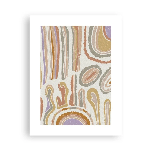 Poster - Kleurrijke doorsneden - 30x40 cm