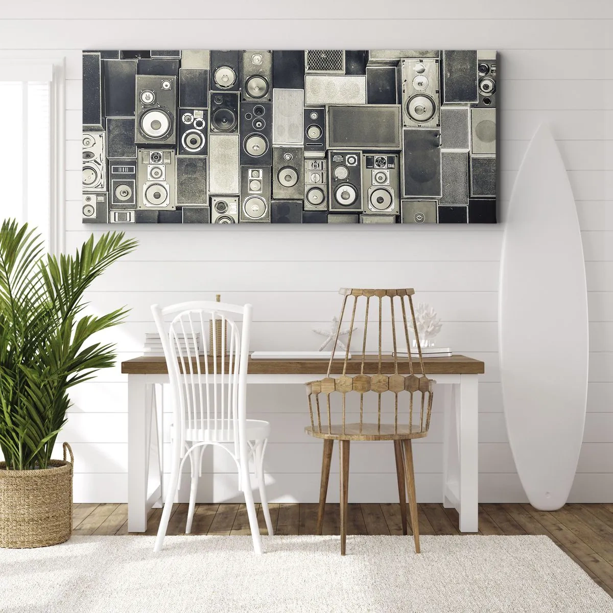 Schilderen op canvas - En alles is goed - 100x40 cm