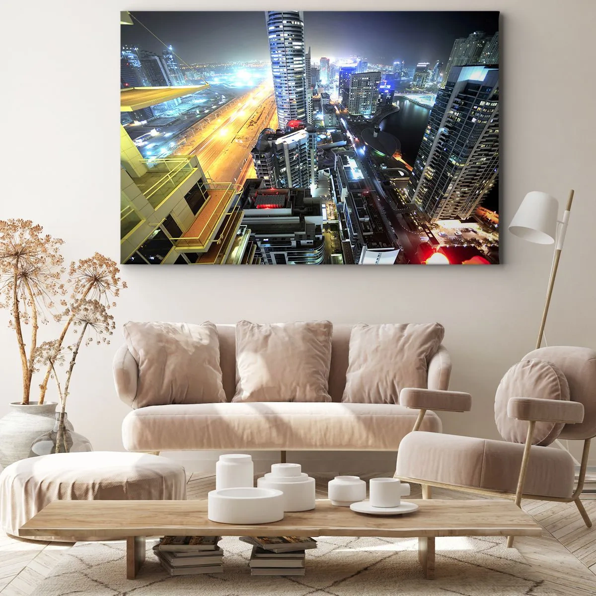 Schilderen op canvas - Een wonder in de woestijn - 100x70 cm