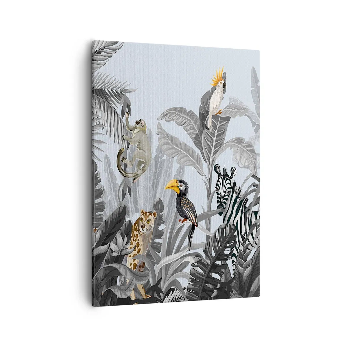 Schilderen op canvas - Afrikaans sprookje - 50x70 cm