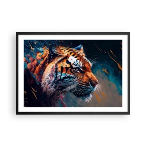 Poster in een zwarte lijst - Wilde schoonheid - 70x50 cm