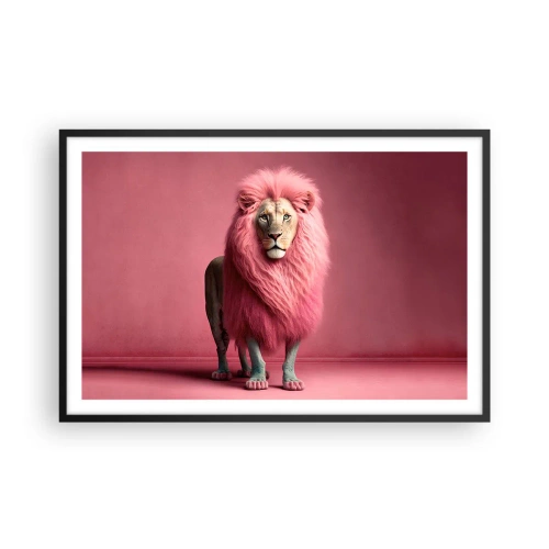 Poster in een zwarte lijst - En je bent niet meer bang - 91x61 cm