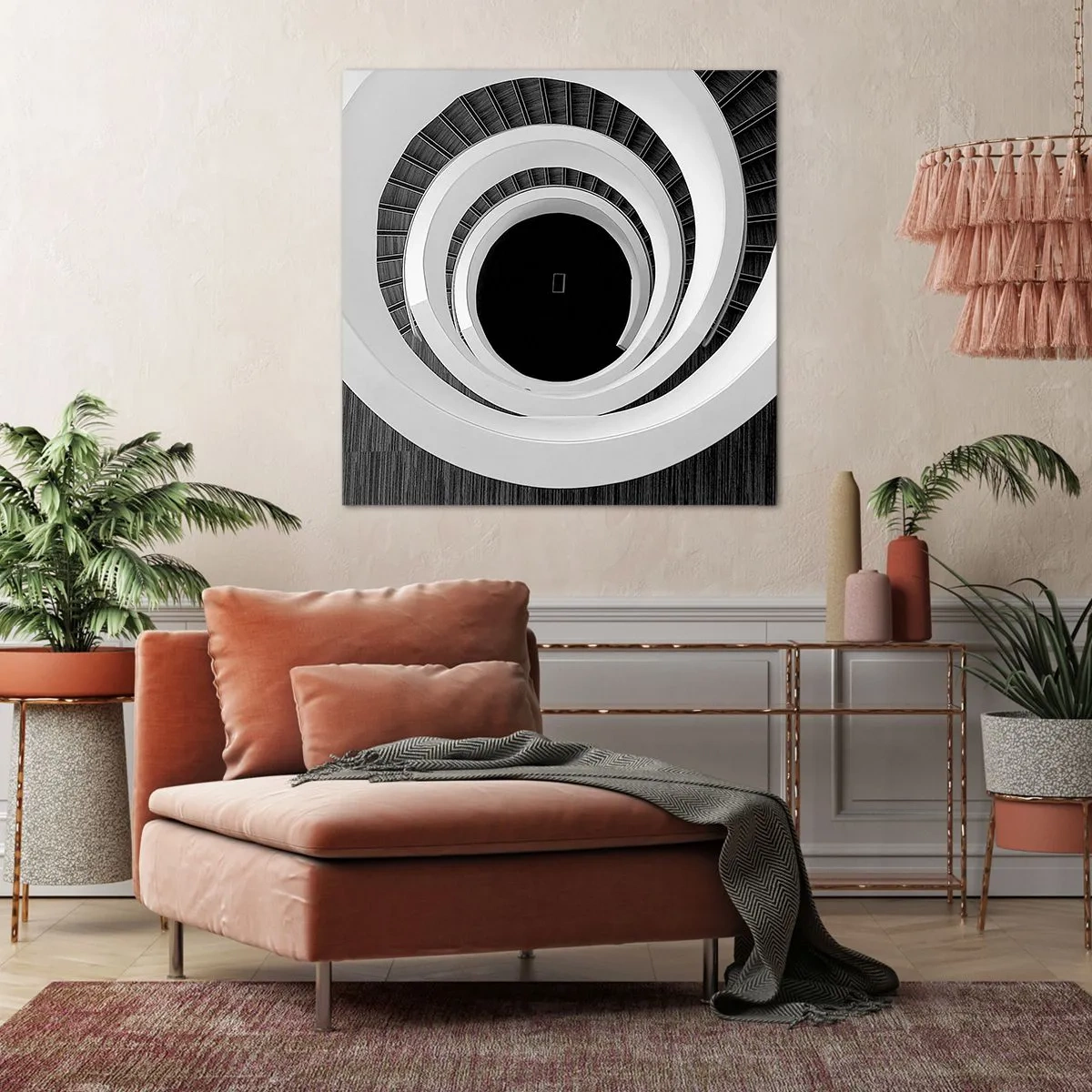 Schilderen op canvas - Tot de kern van de zaak - 70x70 cm