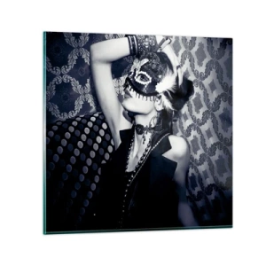 Schilderen op glas - Decoraties, ornamenten, patronen ... - 70x70 cm