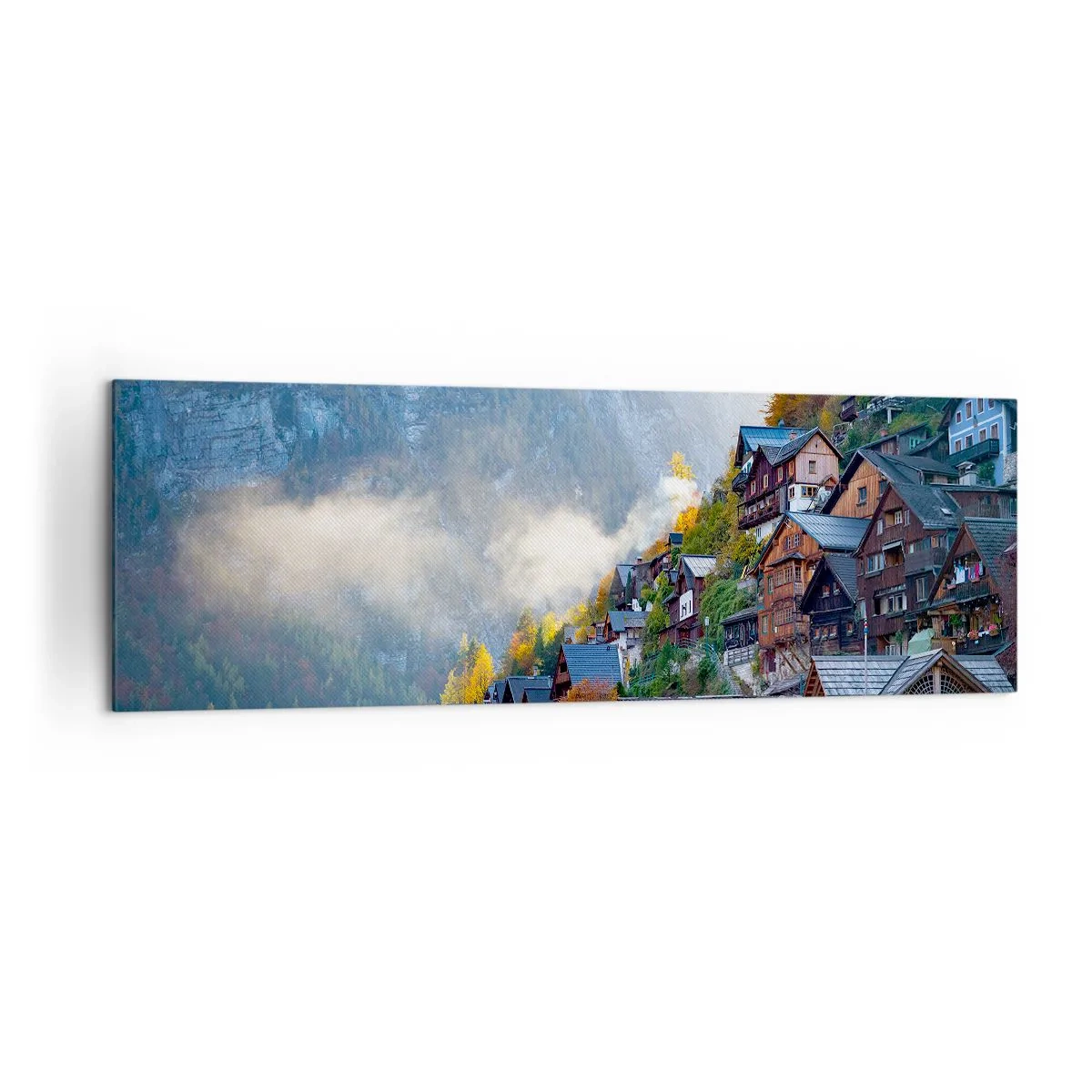 Schilderen op canvas - Alpine sfeer - 160x50 cm