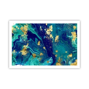 Poster - De bloemblaadjes van de zon - 91x61 cm