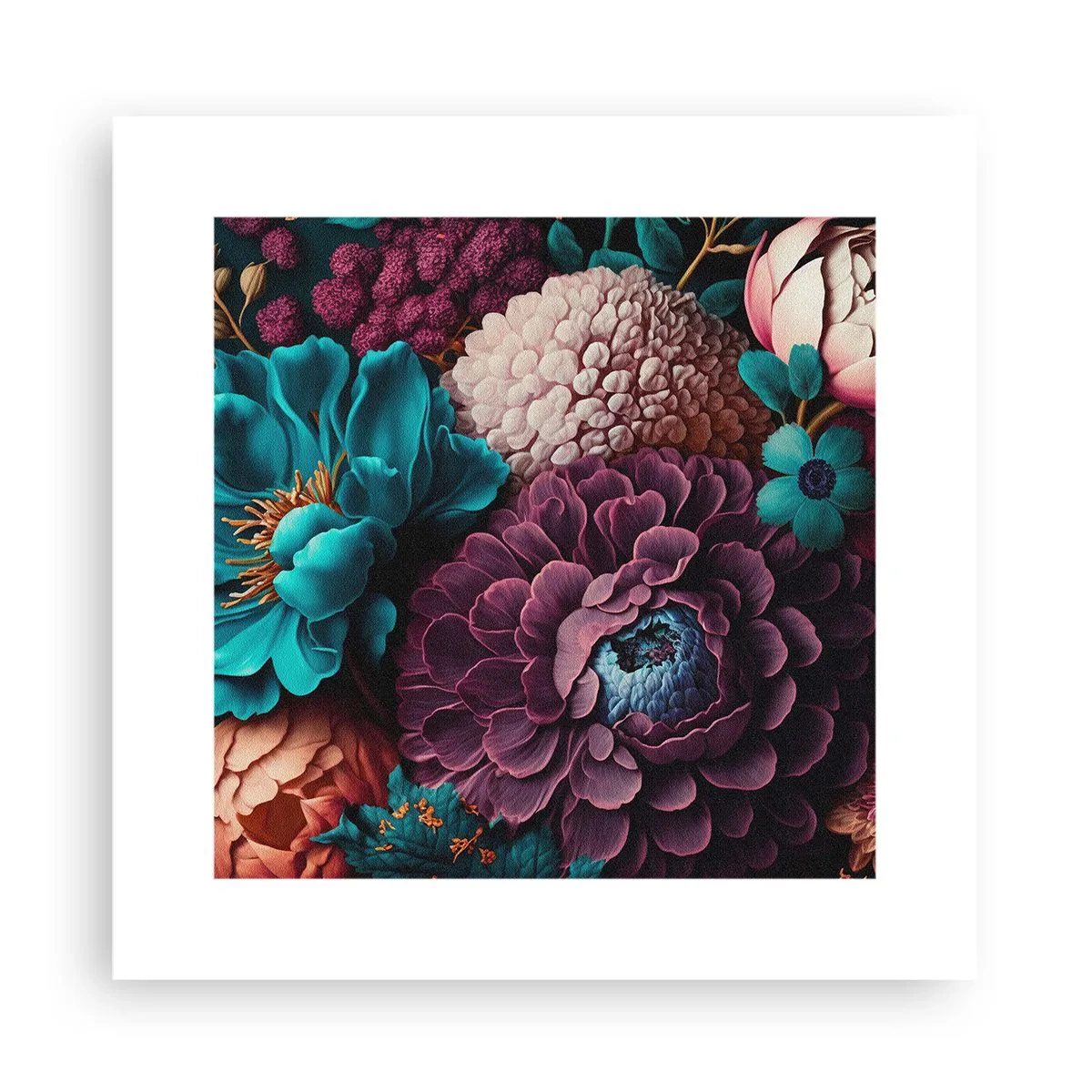 Poster - Natuur in overvloed - 30x30 cm