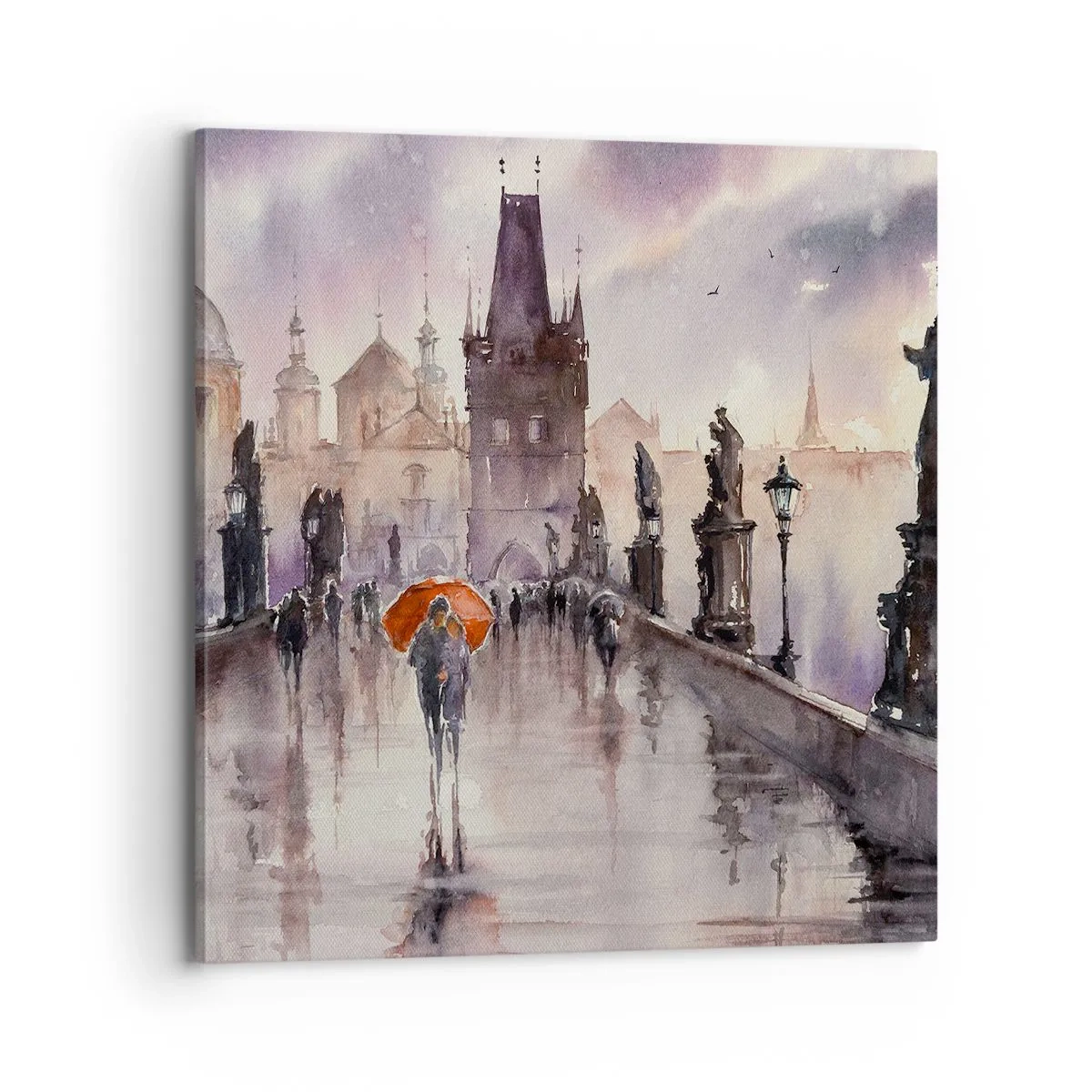 Schilderen op canvas - Mensen veranderen niet - 70x70 cm