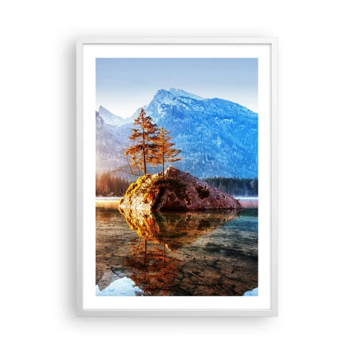 Poster in een witte lijst - De natuur in een nieuw licht - 50x70 cm