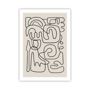 Poster - Volg het pad - 50x70 cm