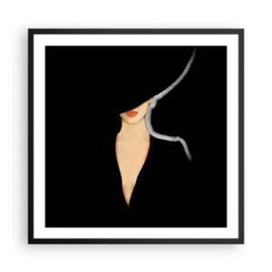 Poster in een zwarte lijst - Elegantie en stijl - 60x60 cm